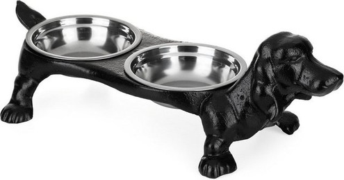 Produktbild von Doppel Hundenapf Gusseisen Moritz - 0,25 l