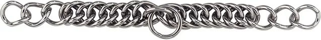 Produktbild von Doppelkettengourmette aus Stahl für Pferde Umbria Equitazione