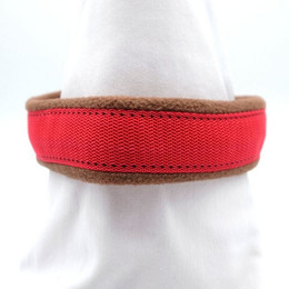 Produktbild von Doppelmoppel Hunde-Halsband Zugstopp Fleece 41 cm - 41 cm
