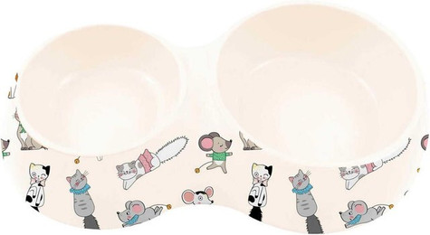 Produktbild von Doppelnapf für Katzen Zolux