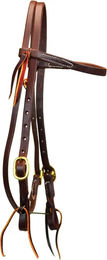 Produktbild von Doppelschlaufenzügel für Pferde mit Stirnriemen Platinum Pro