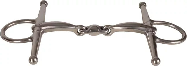 Produktbild von Doppelschnäuziges Gebiss aus Edelstahl für Pferde Velari Full Cheek Bit 16mm