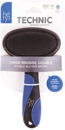 Produktbild von Doppelseitige Bürste für Hunde und Katzen Héry