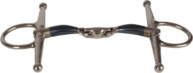 Produktbild von Doppelt gebrochener Gebiss für Pferde Velari Full Cheek Bit Sweet Iron 16mm 14,5cm