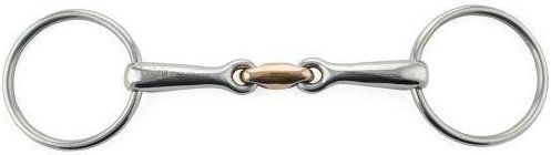 Produktbild von Doppelt gebrochenes Gebiss für Pferde Umbria Equitazione French Solid SS