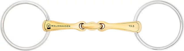 Produktbild von Doppelt gebrochenes Gebiss für Pferde Waldhausen Cyprium 14 mm