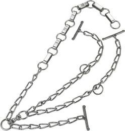 Produktbild von Doppelte Kuhkette verzinkt mit Karabinerhaken