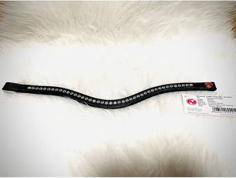 Produktbild von Doppelte Zaumzeugvorderzeug für Pferd Kieffer Ultrasoft browband not lined