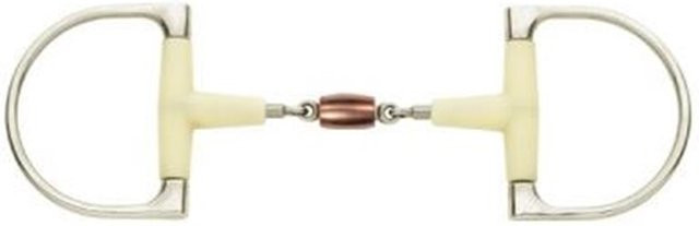 Produktbild von Doppelter Gebiss mit Kupfer-Rolle für runde Pferde-Maulstück Soyo