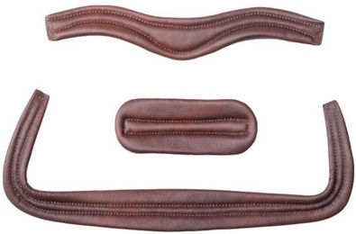 Produktbild von Doppelter Zaumzeugbezug aus Leder Kavalkade Caliano Cerra