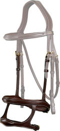 Produktbild von Doppeltes Reithalfter für Pferde Dy'on