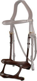 Produktbild von Doppeltes Reithalfter für Pferde Dy'on