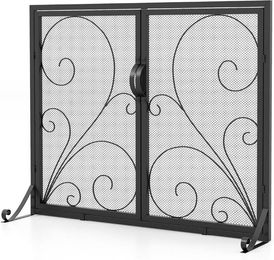 Produktbild von Doppeltüriger Kaminschutz 96 x 78 cm