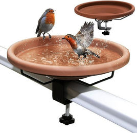 Produktbild von DOPWii Vogeltränke Vogeltränke balkon mit edelstahl-halterung,