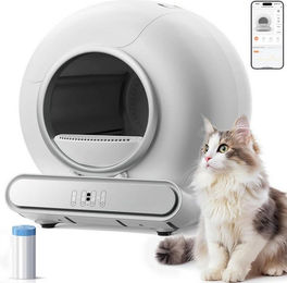 Produktbild von DOTMALL selbstreinigende Katzentoilette 65 L mit App-Steuerung - 65 l