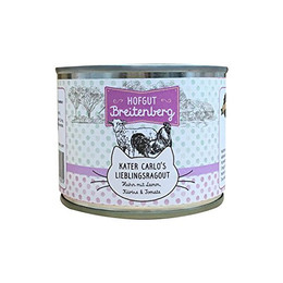 Produktbild von Dr. Alder Hofgut Breitenberg Cat Kater Carlos Lieblingsragout - 12 x 180 g