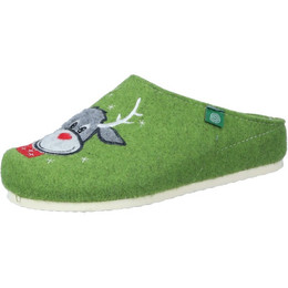 Produktbild von Dr. Brinkmann Damen Hausschuhe Neprio Home Rentier Grün 40