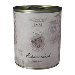 Produktbild von Dr Clauder BARF Hühnerdieb Komplett Menü Hundenassfutter - 6 x 800 g