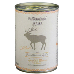 Produktbild von Dr Clauder BARF Komplettmenü Wildbret Hundenassfutter - 400 g
