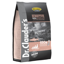 Produktbild von Dr Clauder Best Choice Junior Lachs & Reis Trockenfutter für Hunde - 350 g