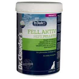Produktbild von Dr Clauder Ergänzungsfuttermittel für Hund Hair & Skin Fell Aktiv Hefe Pellets - 600 g