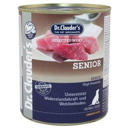 Produktbild von Dr Clauder Nassfutter für Hund Selected Meat Senior - 6 x 800 g