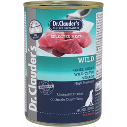 Produktbild von Dr Clauder Nassfutter für Hund Selected Meat Wild - 6 x 400 g