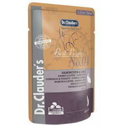 Produktbild von Dr Clauder Nassfutter Katze Kaninchen & Leber - 20 x 100 g