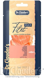 Produktbild von Dr. Clauder's 12 x 30g Filet Katzensnack Lachs