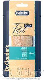 Produktbild von Dr. Clauder's 12 x 30g Filet Katzensnack Makrele