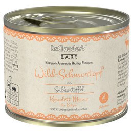 Produktbild von Dr. Clauder's BARF Komplett Menue Wild Schmortopf - 6 x 200 g
