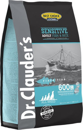 Produktbild von Dr. Clauder's Best Choice Lifecycle Sensitive Adult Fisch & Reis Hundetrockenfutter - 4 kg