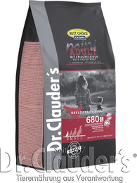 Produktbild von Dr Clauder's Best Choice Mini Adult Frischfleisch Hundetrockenfutter 2 x 2 Kilogramm