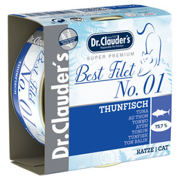 Produktbild von Dr. Clauder's Best Filet Adult No. 01 Thunfisch - 24 x 70 g