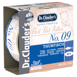 Produktbild von Dr. Clauder's Best Filet Kitten Thunfisch - 24 x 70 g