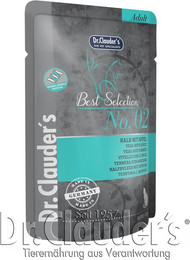 Produktbild von Dr Clauder's Best Selection 85 Gramm Katzennassfutter 16 x 85 Gramm No 2 Kalb mit Apfel