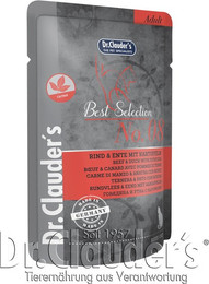Produktbild von Dr Clauder's Best Selection 85 Gramm Katzennassfutter Sparpaket 32x 85 Gramm No 8 Rind & Ente mit Kartoffeln