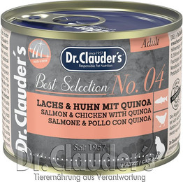 Produktbild von Dr.Clauder's Best Selection Adult 400 Gramm 6 x 400 Gramm No 4 Lachs & Huhn mit Quinoa