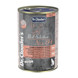 Produktbild von Dr. Clauder's Best Selection Adult No. 4 Lachs & Huhn mit Quinoa - 6 x 400 g