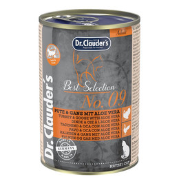 Produktbild von Dr. Clauder's Best Selection Adult No. 9 Pute & Gans mit Aloe Vera - 6 x 400 g