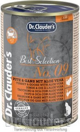 Produktbild von Dr. Clauder's Best Selection No 9 Pute & Gans mit Aloe Vera - 12 x 400 g