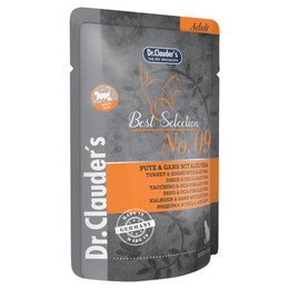 Produktbild von Dr. Clauder's Best Selection No 9 Pute & Gans mit Aloe Vera Katzenfutter - 16 x 85 g
