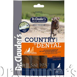 Produktbild von Dr. Clauder's Country Dental Snack Ente Medium Breed - 120 g