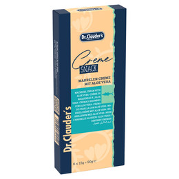 Produktbild von Dr.Clauder's Creme Snack Makrelencreme mit Aloe Vera - 8 x 90 g
