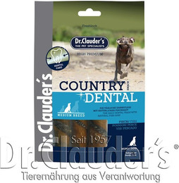Produktbild von Dr. Clauder's Dental Snack Hundesnacks Country Fisch 9 x 100 Gramm
