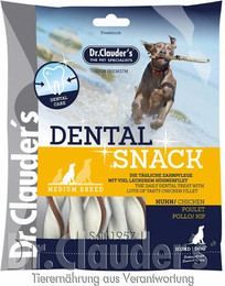 Produktbild von Dr. Clauder's Dental Snack Hundesnacks Huhn Medium Breed 10 x 170 Gramm