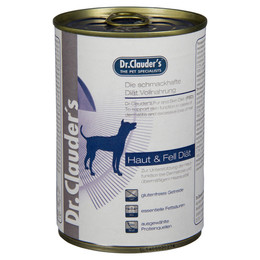 Produktbild von Dr. Clauder's Diät FSD Haut & Fell Nassfutter für Hunde - 6 x 400 g