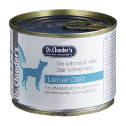 Produktbild von Dr. Clauder's Diät LPD Leber Nassfutter für Hunde - 6 x 200 g