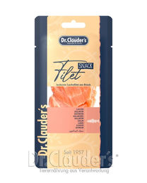 Produktbild von Dr.Clauder's Filet Snack Lachs - 12 x 30 g