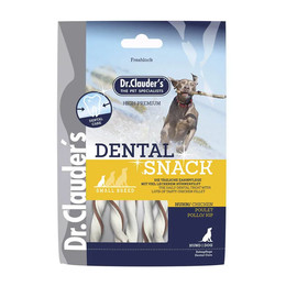 Produktbild von Dr. Clauder's Hunde Dental Snack Small Breed Ente - 10 x 80 g